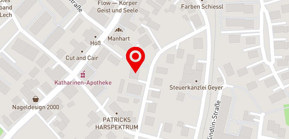 Karte Jobcenter Landsberg a. Lech